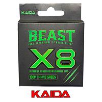 Плетёный шнур Kaida Razor Beast 8X 150м Green 00