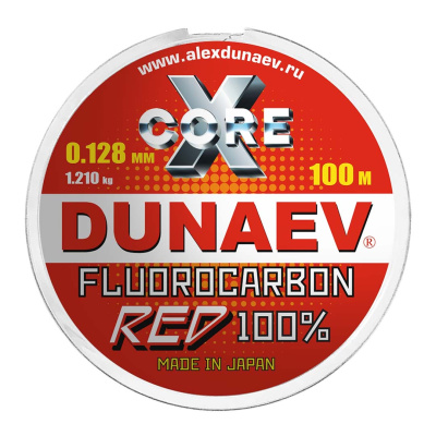 Флюорокарбон Dunaev Red 100m (0,128, 1,20kg)