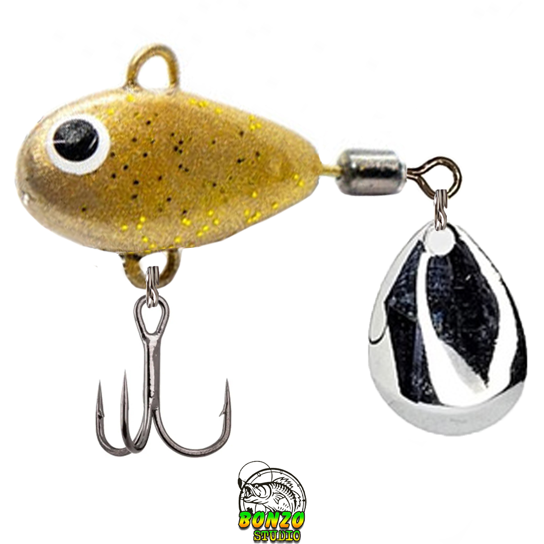 Тейл-спиннер Bonzo Huracan 05 gold glitter