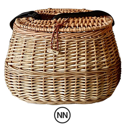 Корзина плетёная из ивовой лозы, рыболовная "Хариус" (350×200×210мм, 500гр., 10л.)