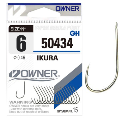 Одинарный Owner 50434 Ikura (№ 6, 0,460мм, 15шт.)