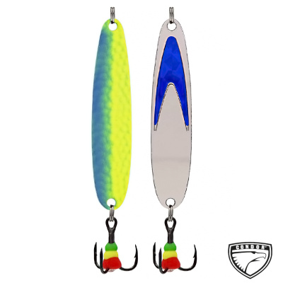 Блесна Condor Судачья 5813 65 (171 серебро синий галстук зелено-голубой)