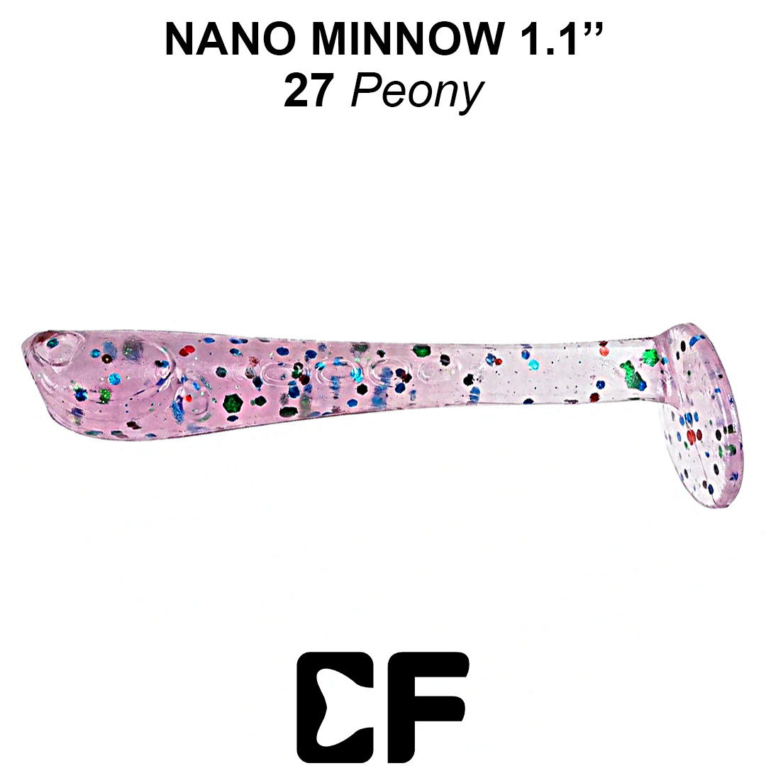 Виброхвост Crazy Fish Nano Minnow 1.1 27 6 0