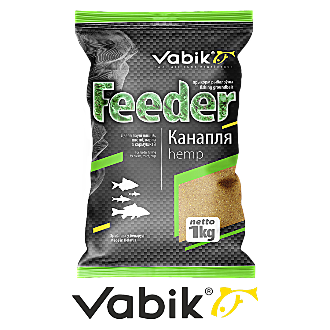Прикормка Vabik Feeder 01 конопля