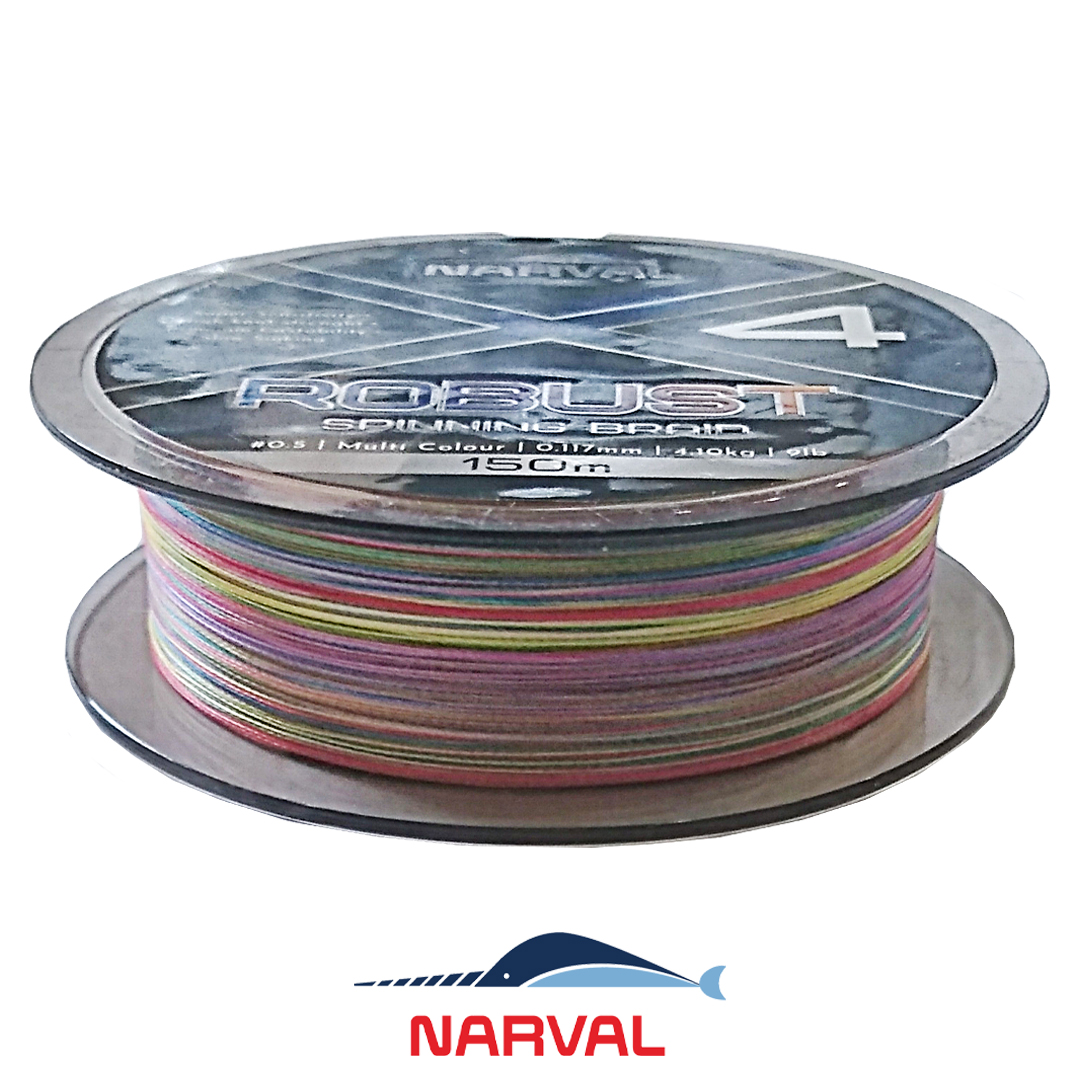 Шнур Narval Fishing Robust X4 PE 150м multicolour 03