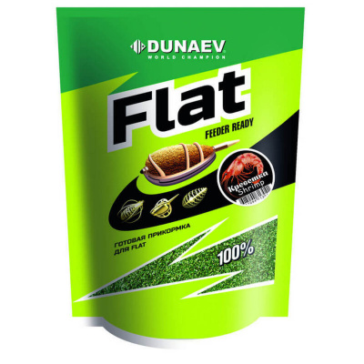 Прикормка Dunaev Flat Feeder Ready (креветка)