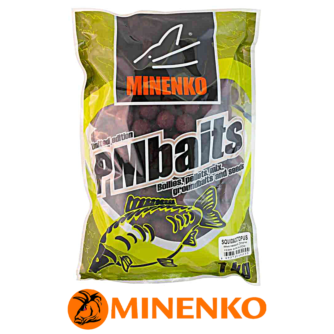 Бойлы Minenko Soluble пылящие 20мм (Squid & Octopus) 00