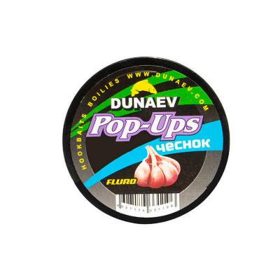 Бойлы Dunaev Pop-Up Fluro плавающие 10мм (чеснок)