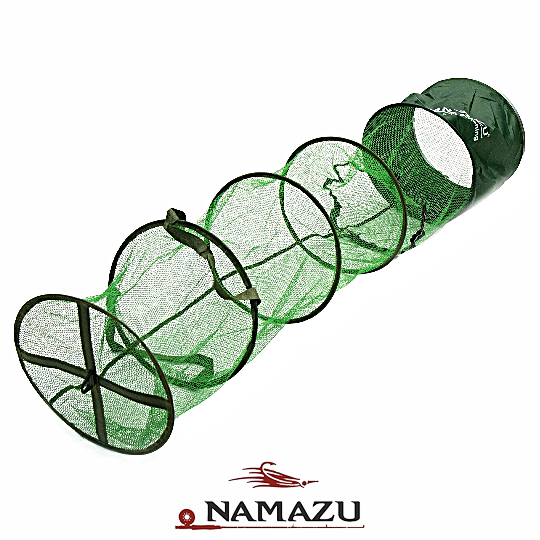 Садок Namazu береговой круглый, в чехле 02