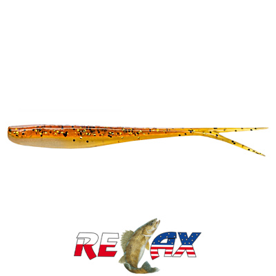 Слаг Relax Oklahoma 5.0" Laminat (L121 rootbeer-gold black glitter gold pearl)