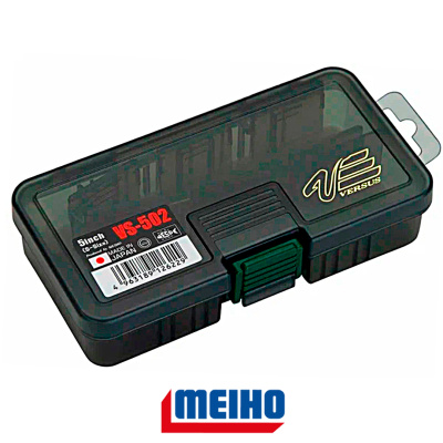 Коробка Meiho Versus VS-502 (VS-502-B, 138×77×31, 4-10отд.+6пер. черный)