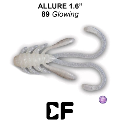 Нимфа CF Allure 1.6" (23-40-89-6 UV glowing Кальмар)