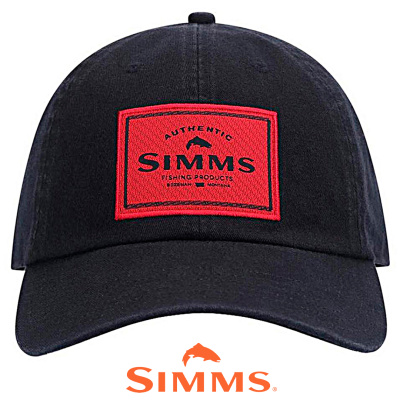 Кепка Simms Single Haul Cap (Black Red)