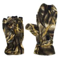 Перчатки-варежки бп флис лес. тонкие на липучке 00