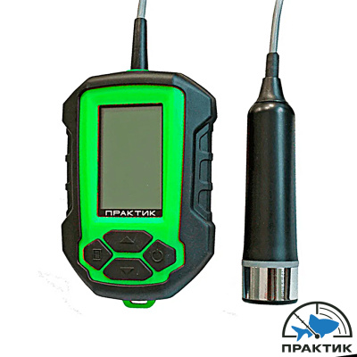 Эхолот Практик 5 (впаянный кабель) (от 0,5 до 25м, 1 луч (угол 40°))