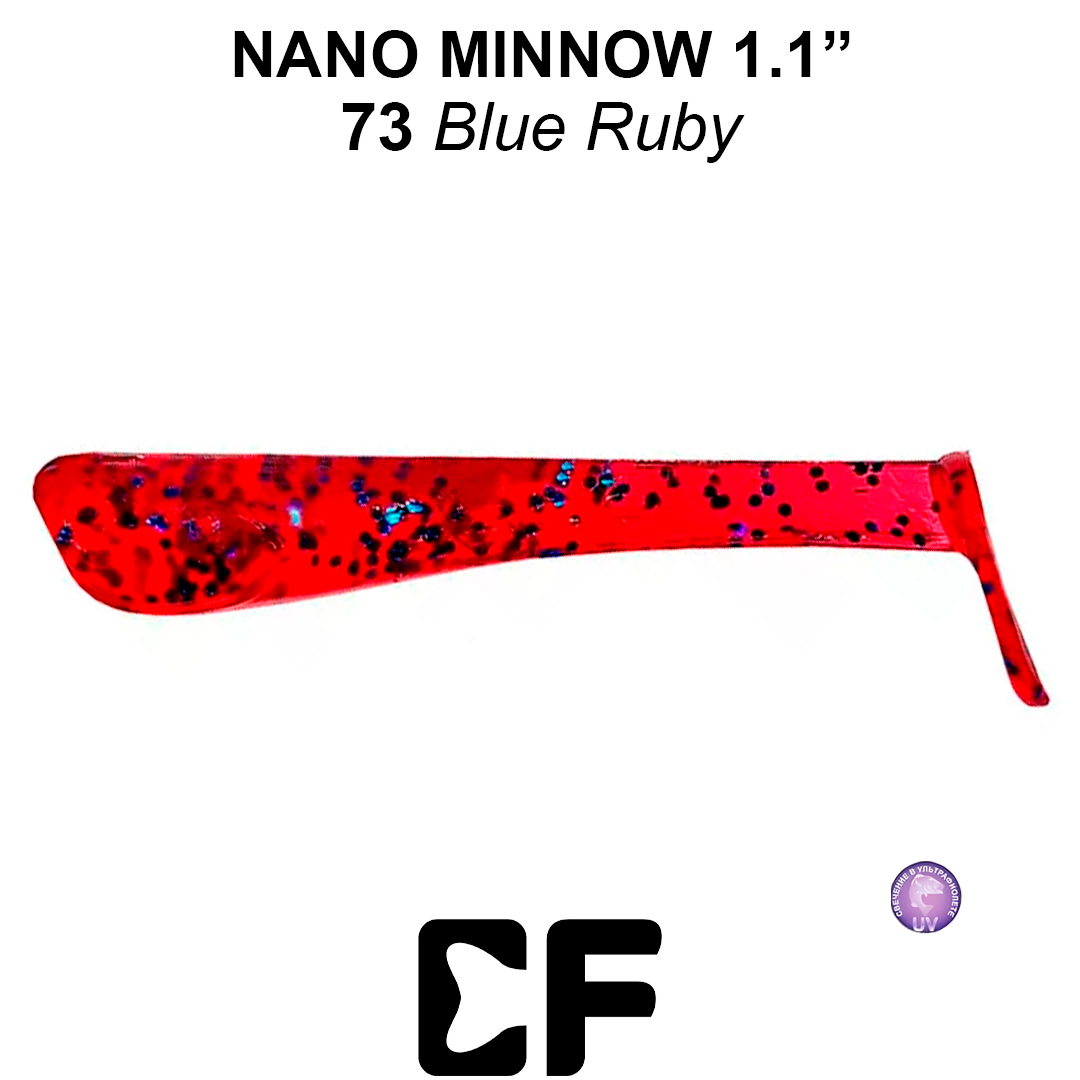 Виброхвост Crazy Fish Nano Minnow 1.1 73 6 0