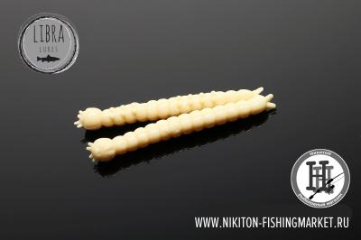 Червь Libra Lures Slight Worm Сыр 38mm (005 cheesy)