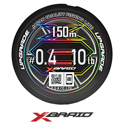 Плетеный шнур X-Braid (YGK) Upgrade X8 150м Pentagram multicolor (#0,4 (0,104), 10lb (4,54кг))