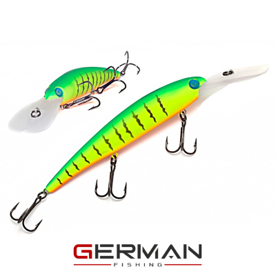 Воблер German GG Bandit 120F XDD (C008 зеленый тигр)