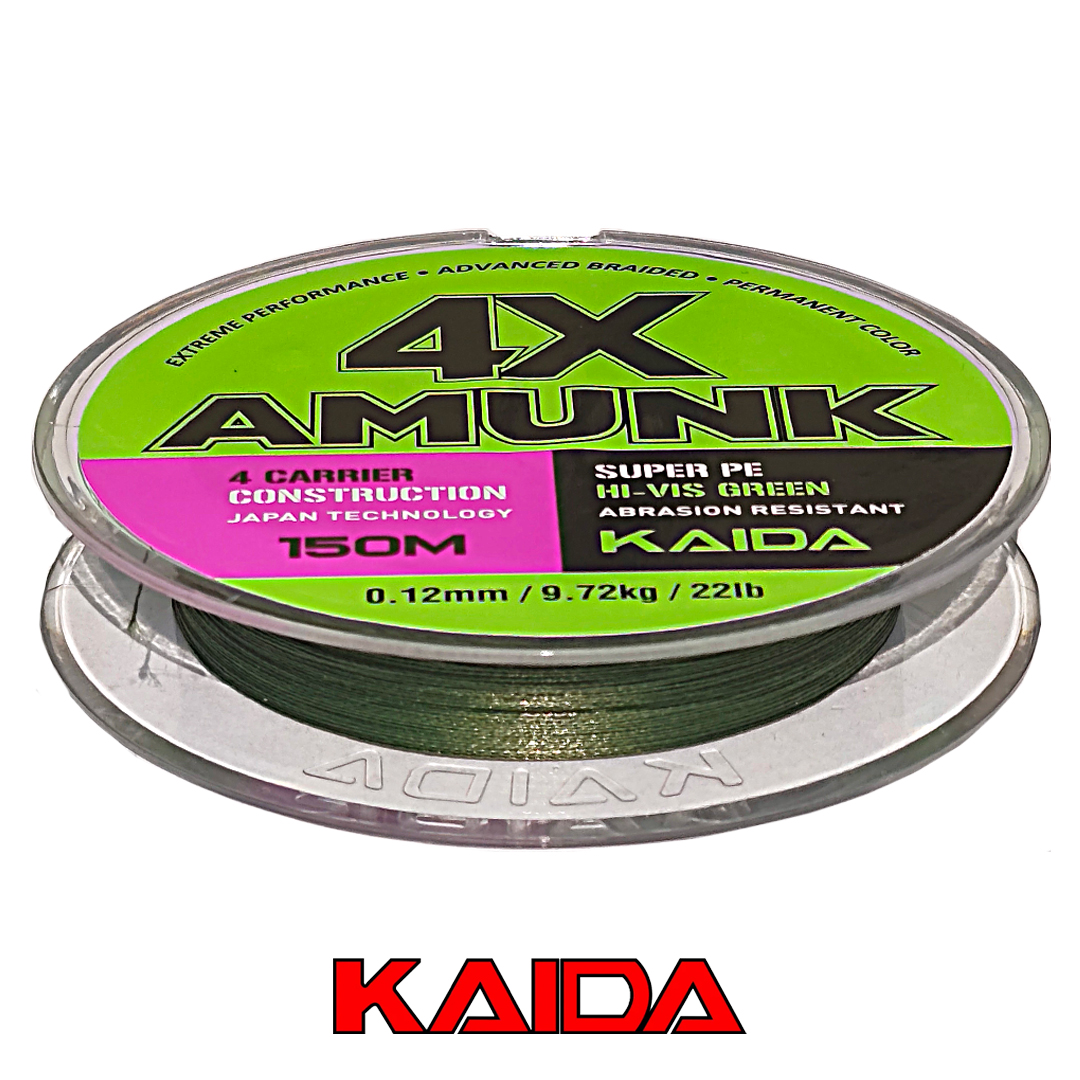 Плетёный шнур Kaida Amunk PE 4X 150м Dark Green 03