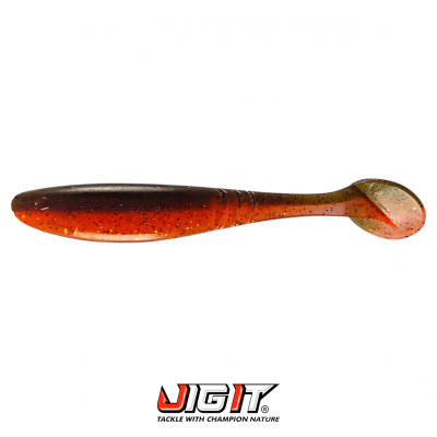 Виброхвост Jig It Flutter 3.8" (014 red pumpkin)