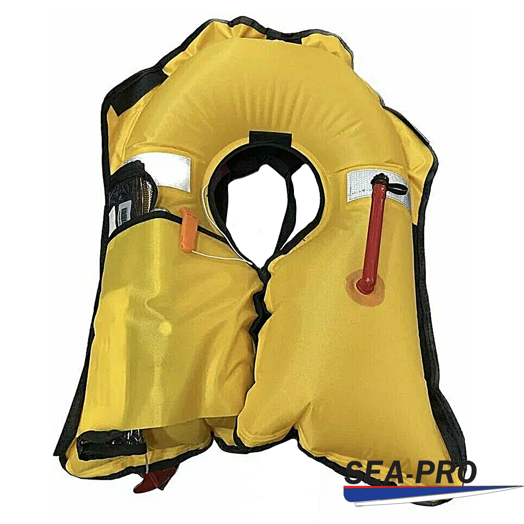 Жилет Sea-Pro спасательный автоматический красный 02