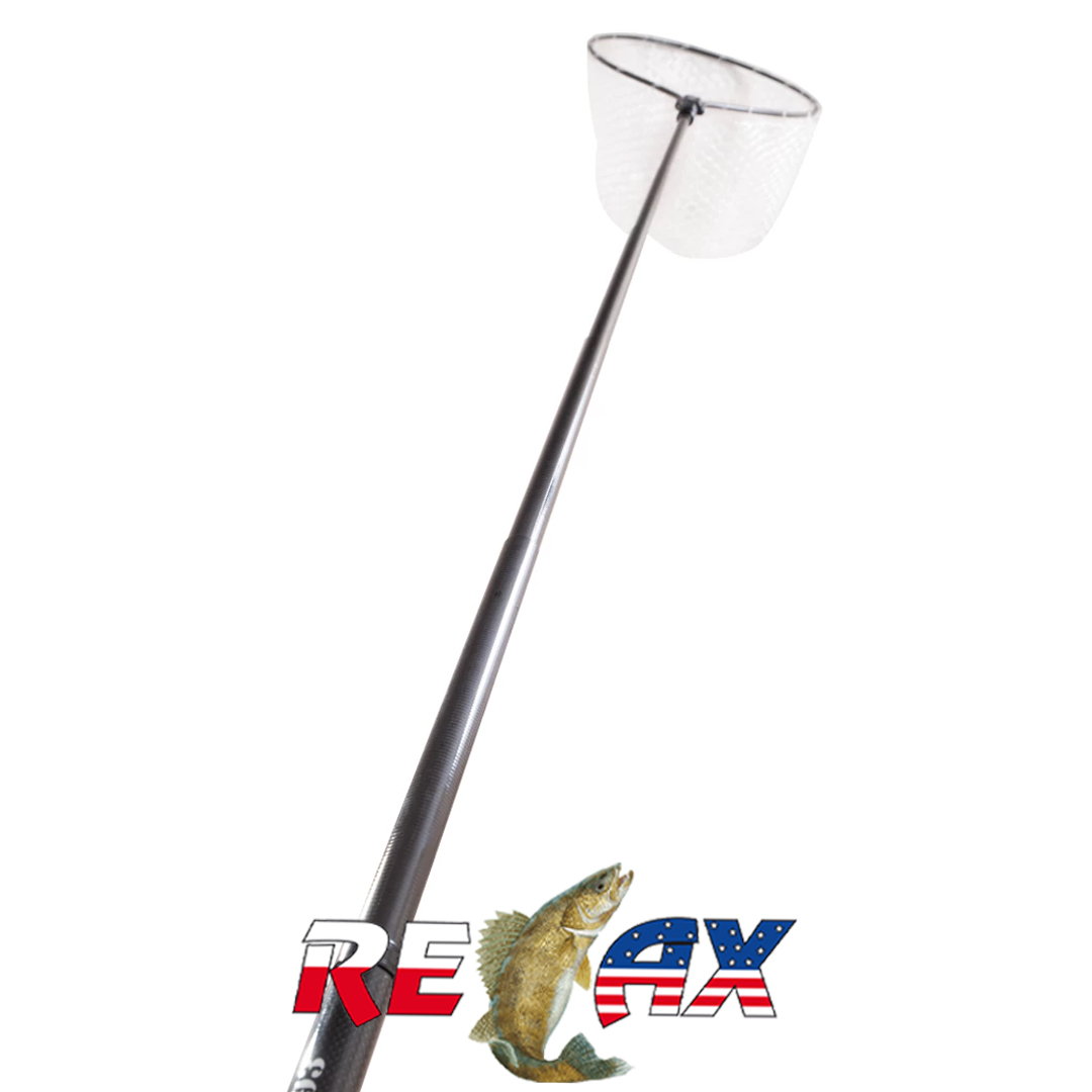 Подсачек Relax форелевый телескопический, сетка силикон 01