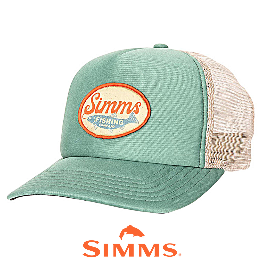 Кепка Simms Small Fit Throwback Trucker Trout wander 00