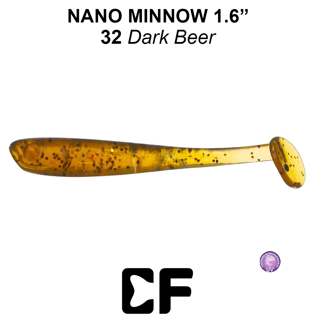 Виброхвост Crazy Fish Nano Minnow 1.6 32 0