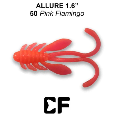 Нимфа CF Allure 1.6" (23-40-50-6 pink flamingo Кальмар)