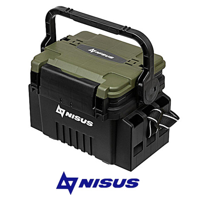 Ящик Nisus форелевый 30x21.5x25см (300×250×215мм, 1-Tray Box2отд.)