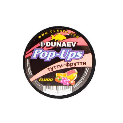 Бойлы Dunaev Pop-Up Fluro плавающие 10мм (тутти-фрутти)