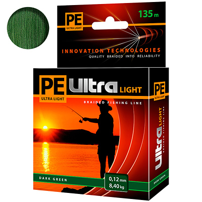 Шнур Aqua PE Ultra Light D.Green 012