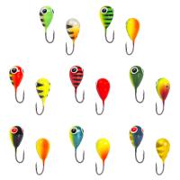 Мормышка LumiCom вольфрам Капля с отверстием (покраска) 00