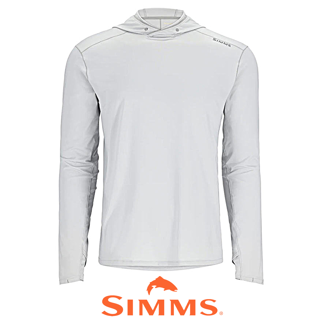 Термофутболка Simms SolarFlex Hoody (Sterling) 00