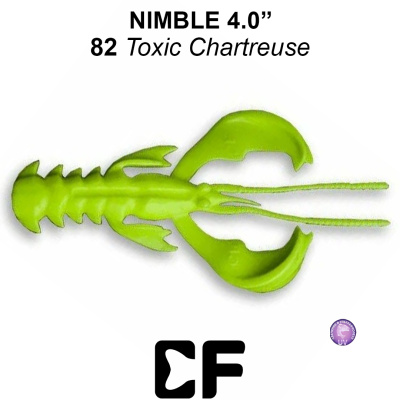 Рак CF Nimble 4.0" (43-100-82-6 UV toxic chartreuse Кальмар)
