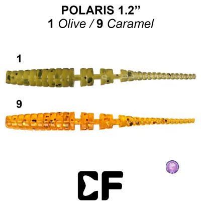 Слаг CF Polaris 1.2" (61-30-1/9-1 UV olive/caramel Анис)