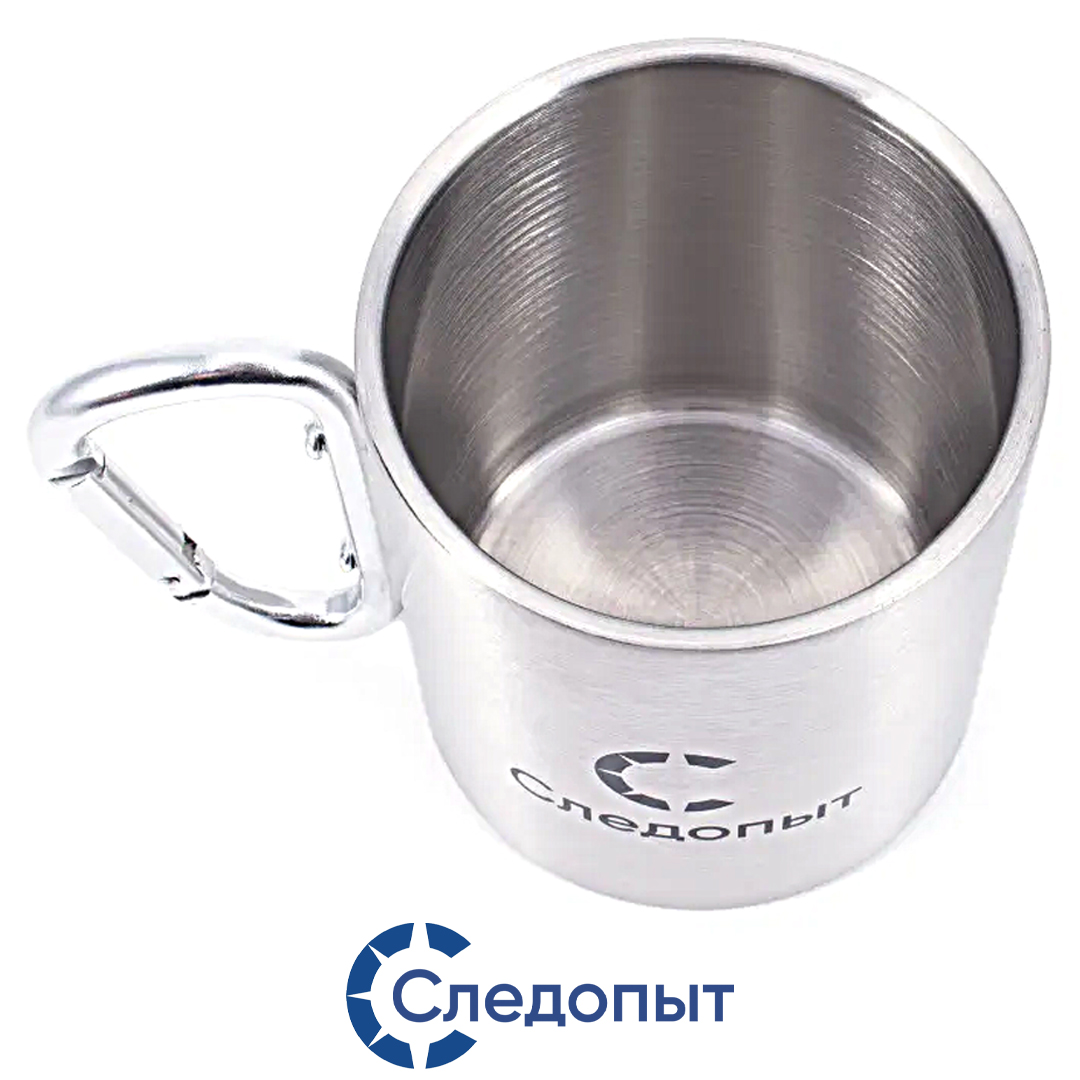 Кружка Следопыт изотермическая с ручкой-карабином 01