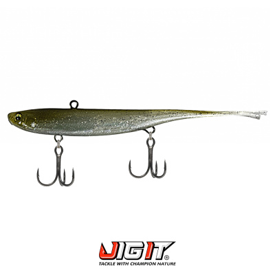 Баланслаг Jig It Whale Tail 130мм 22,0гр. (F12 smoky shiner)
