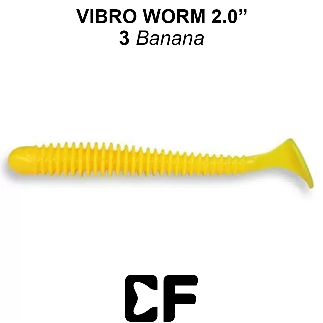 Виброхвост Crazy Fish Vibro Worm 2.0 03 0