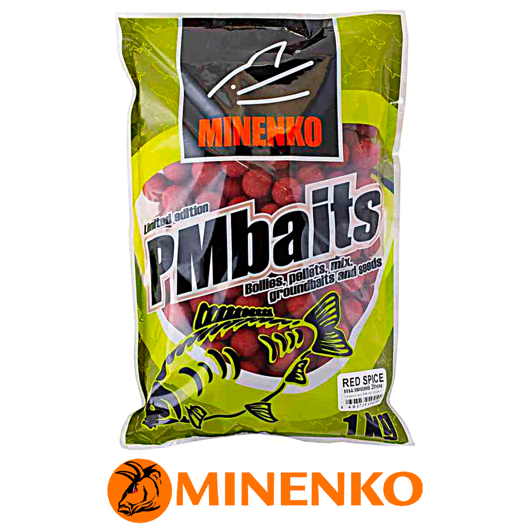 Бойлы Minenko Soluble пылящие 20мм (Red Spice) 00
