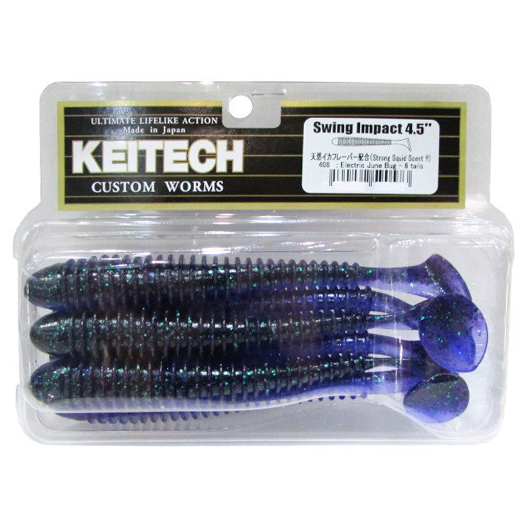 Виброхвост Keitech Swing Impact 4.5 00 упаковка