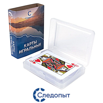 Карты Следопыт игральные влагостойкие, пластик (54шт.)