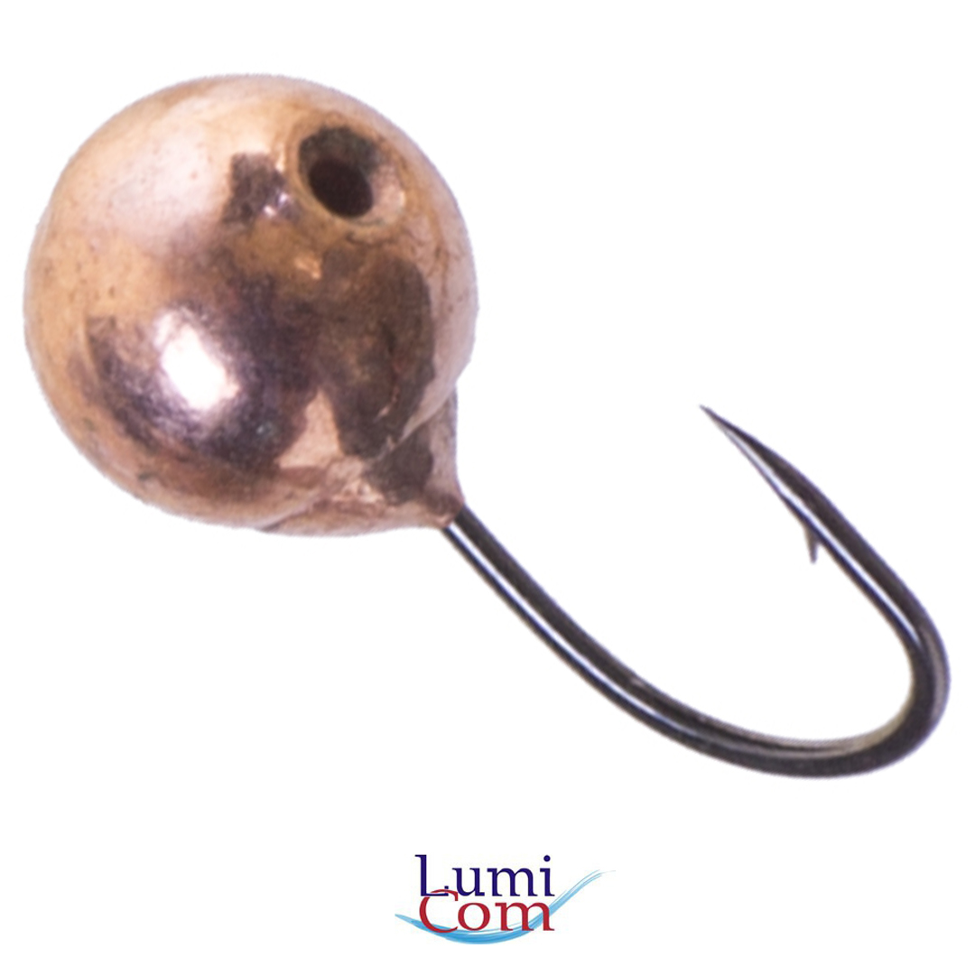 Мормышка LumiCom вольфрам Дробинка отверстие (гальваника) 03 Cu