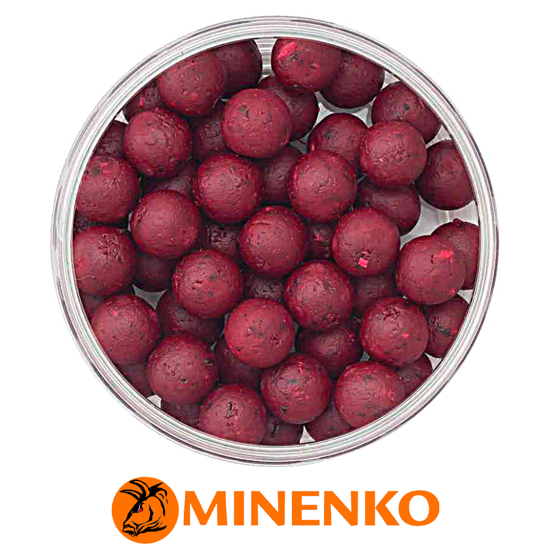 Бойлы Minenko вареные насадочные 14мм Crab & Chilli 02