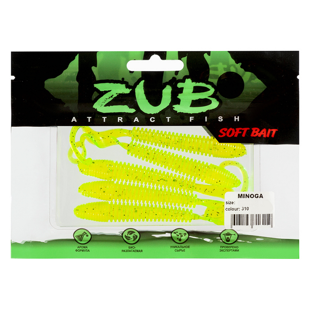 Твистер ZUB Minogа 3.0-4.0 310 01