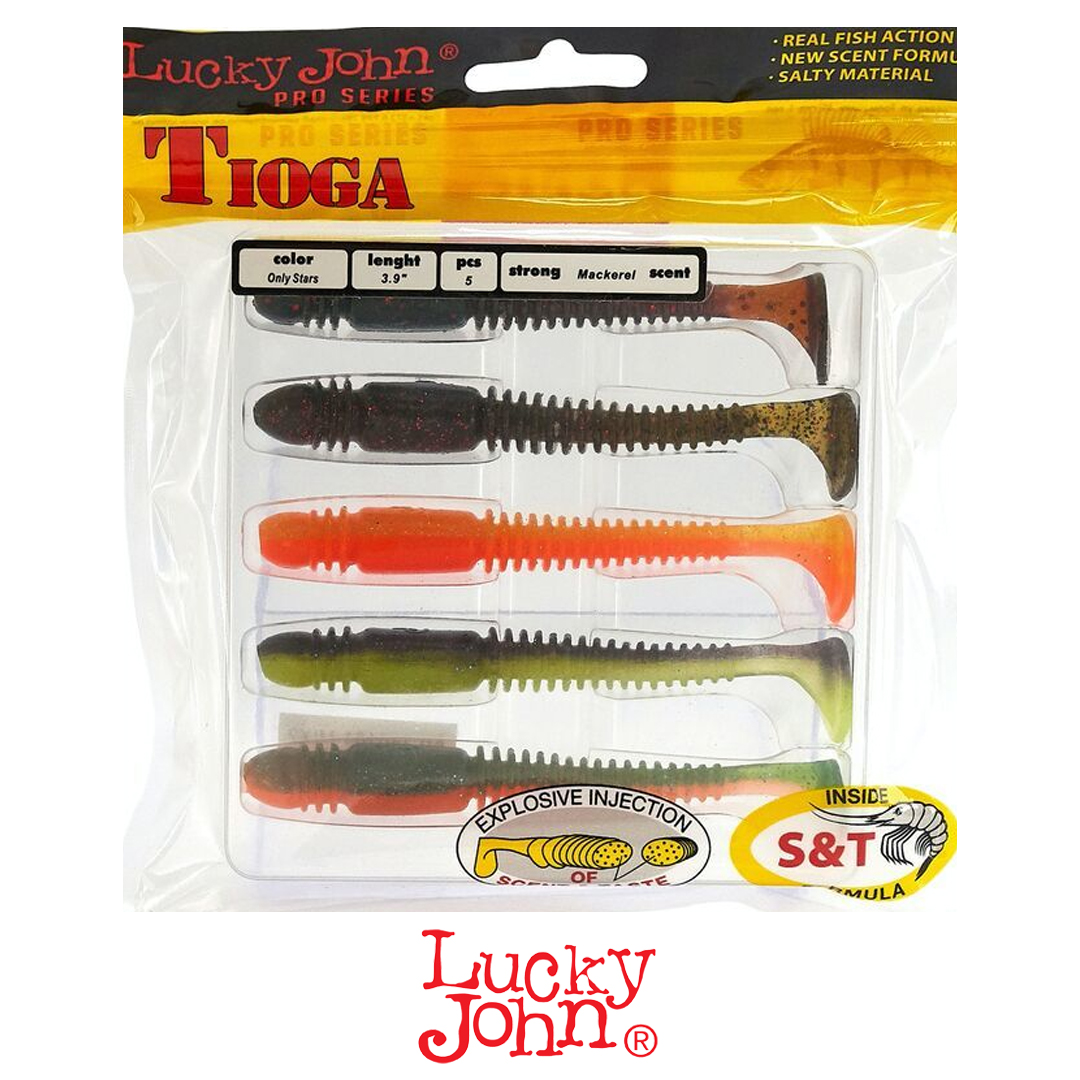 Виброхвост Lucky John Tioga 3.9 MIX2 1