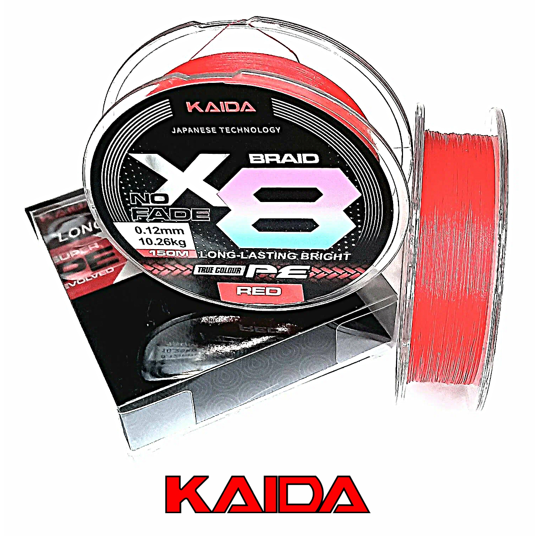 Плетёный шнур Kaida No Fade X8 150м Red Fantom 02