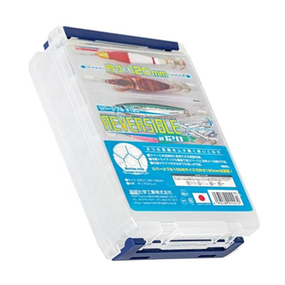 Коробка Meiho Reversible 120 (200×126×36мм, 2стор.12отд.)