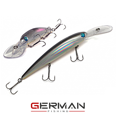 Воблер German GG Bandit 120F XDD (C208 серебро)
